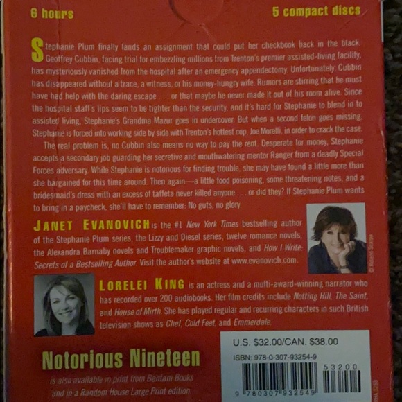 4 Janet Evanovich Audio Cds - Picture 2 of 5